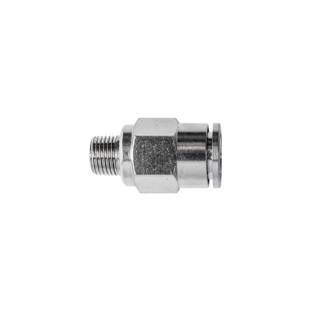 Metal Pu Fitting Straight 10mm X 1/8' M